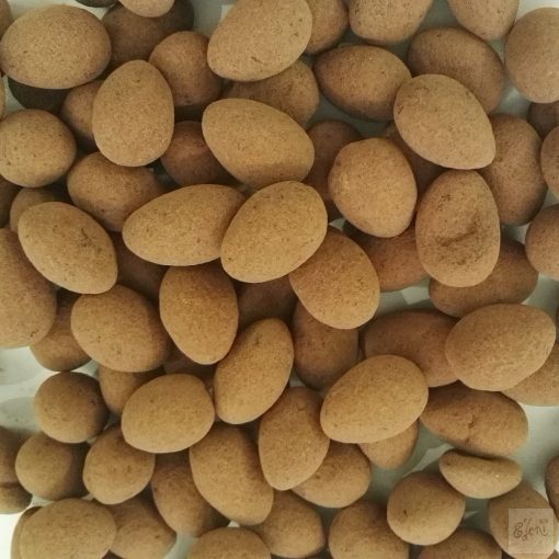 Mandula drazsé  kakaóporos tejcsokoládéban  (10gr)