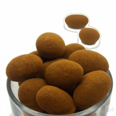 Mandula drazsé fahéjas tejcsokoládéban  (10 gr)