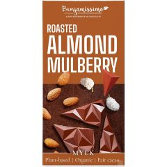   Benjamissimo étcsokoládé pörkölt mandulával és fehér eperrel 70g