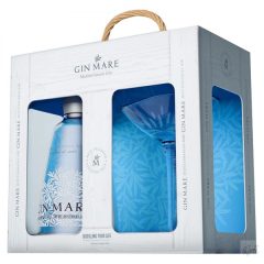 GIN MARE DÍSZDOBOZ + POHÁR 42% 0,7L