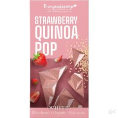 Benjamissimo fehércsokoládé eper quinoa 70g