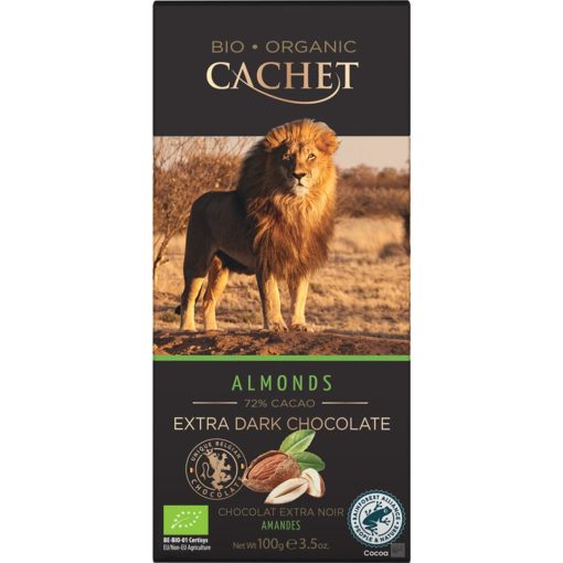 Cachet bio ét mandula 72% 100G 
