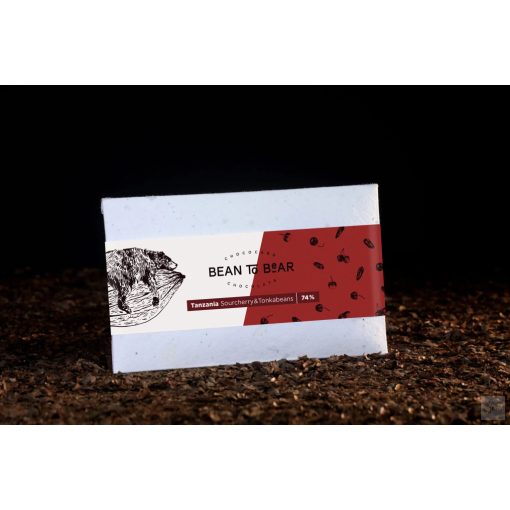 Chococard Tanzánia meggy tonkabab ét 74%  bean-to-bar  