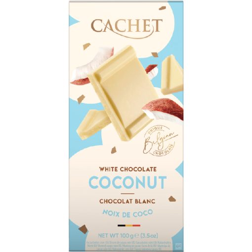Cachet fehércsokoládé kókuszos 100g