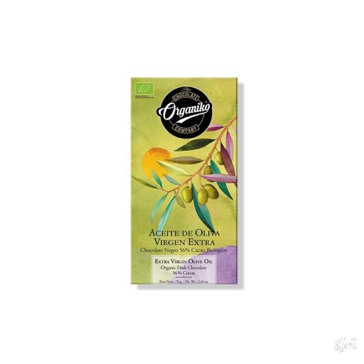 Chocolate Orgániko 56% étcsokoládé extraszűz olivaolajjal 70g