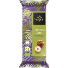 VANINI Uganda tejcsokoládé Gianduja- mogyorós 85g