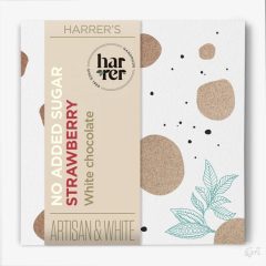   Harrer 30,7% fehércsokoládé liofilizált eperrel, cukormentes 50g