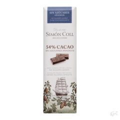 Simon Coll cukormentes/diabetikus étcsokoládé 25g