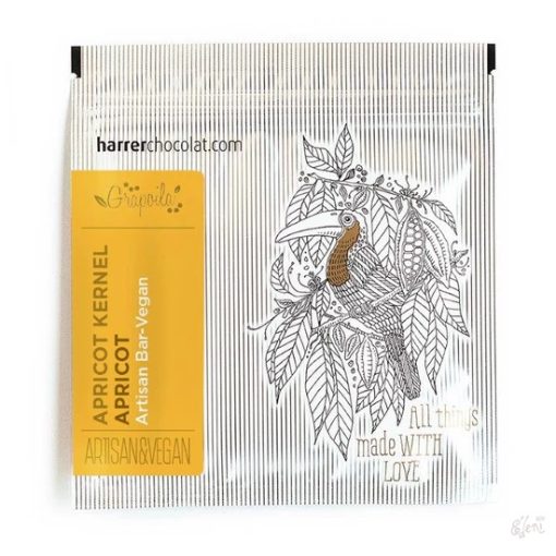 Harrer sárgabarackmagos fehércsokoládé vegán 50g