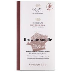 Dolfin tejcsokoládé ropogós brownie 70g