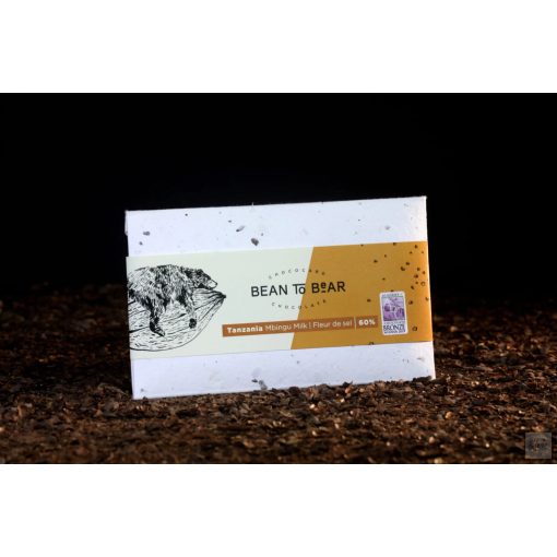 Chococard Tanzánia tej tengeri sóvirággal 60% bean-to-bar  