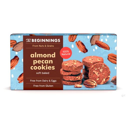 The Beginnings mandulás pekándiós keksz
