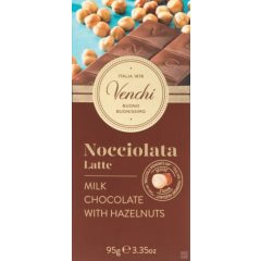 Venchi 31,8% egész mogyorós tejcsokoládé 95g