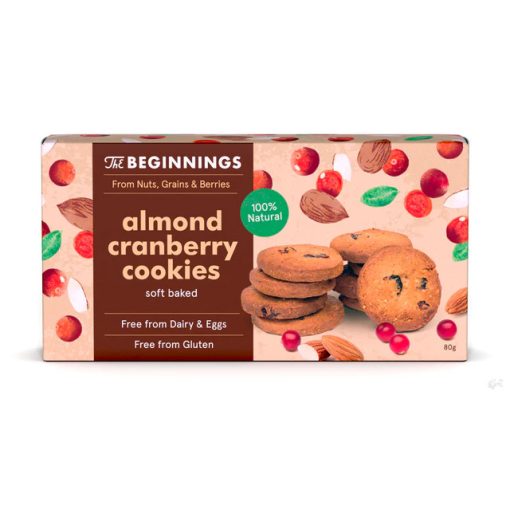 The Beginnings áfonyás mandulás keksz