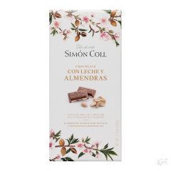 Simon Coll tejcsokoládé mandulás 100g