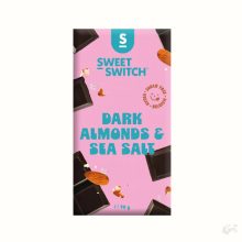 Sweet Switch cukormentes vegán sós mandulás étcsokoládé