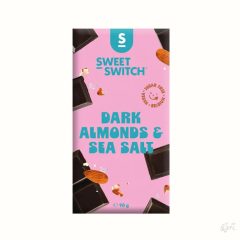   Sweet Switch cukormentes vegán sós mandulás étcsokoládé