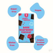 Sweet Switch cukormentes vegán málnás 