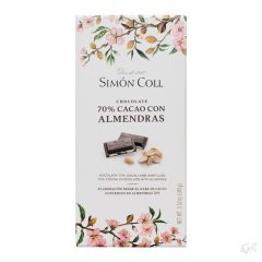 Simon Coll 70% étcsokoládé mandulás 100g