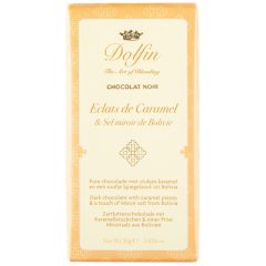   Dolfin étcsokoládé karamell chipsszel és bolíviai sóval 30g