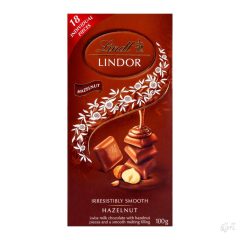 Lindt Lindor tejcsokoládé mogyorós 100g