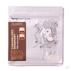   Harrer 50% karamellizált rozmaringos tejcsokoládé bean-to-bar 50g