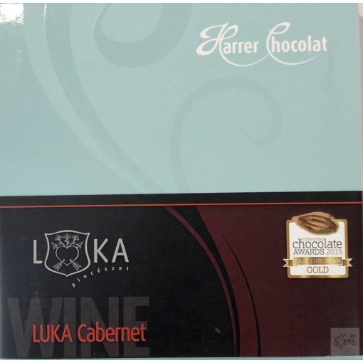 Harrer étcsokoládé Luka Cabernet Sauvignon boros 60g