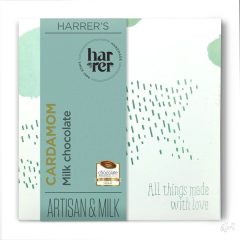 Harrer 52% karamellizált kardamomos tejcsokoládé 50g