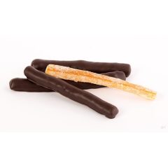 Kandírozott narancsív étcsokoládéban (10g)            